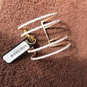 Bebe rose gold cuff
